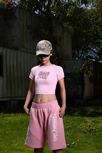 geniusclub2024ss七夕春夏新款 抹胸气泡字体 女装