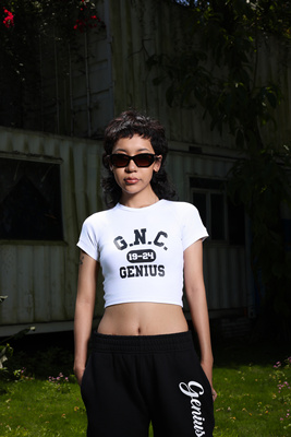 Genius club七夕加利福尼亚大学洛杉矶短袖T恤纯棉夏季欧美风