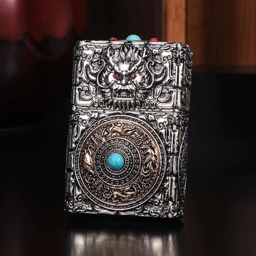 Ретро ветрозащитная старомодная высококлассная зажигалка на керосине, ностальгия, подарок на день рождения