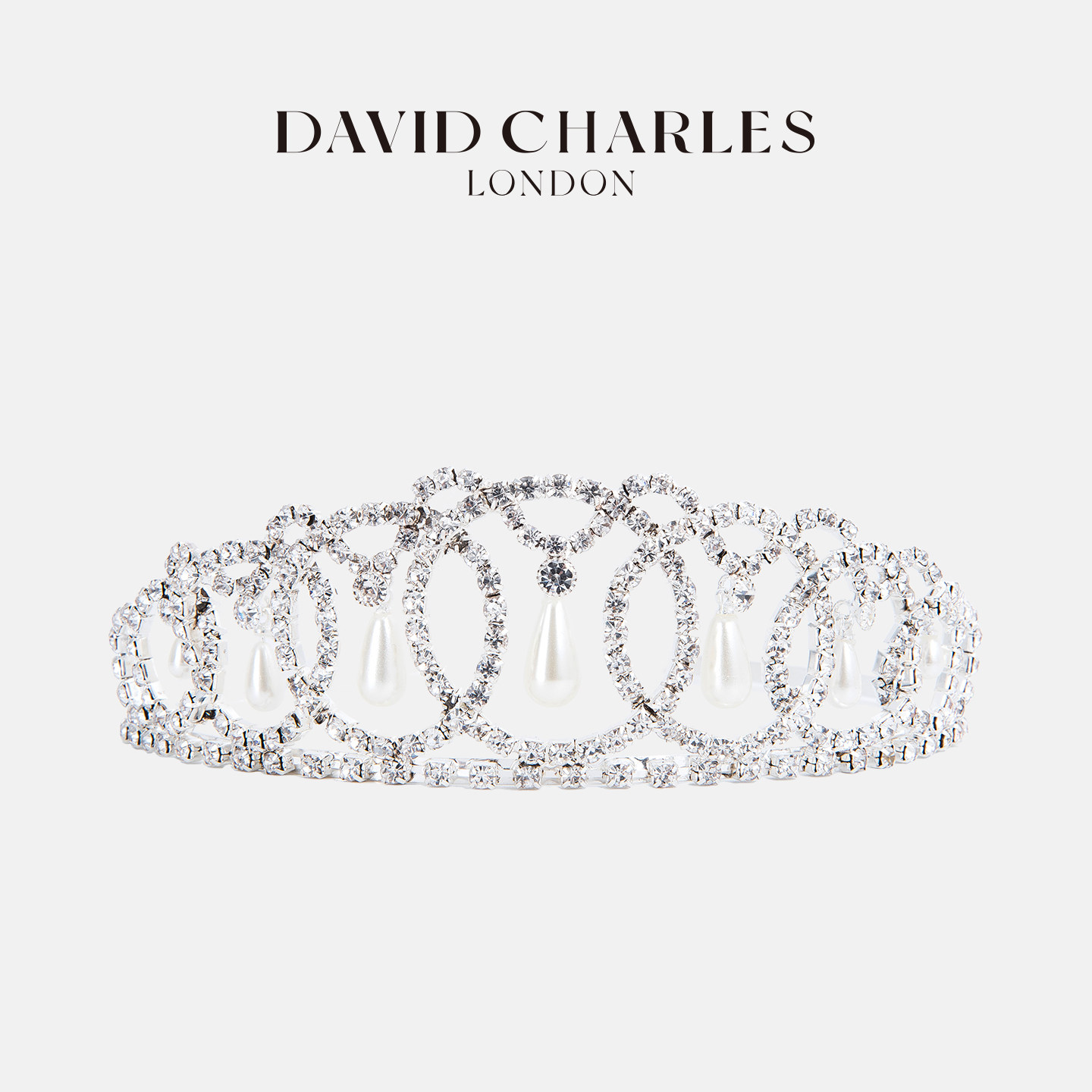 【英国】DAVIDCHARLES艾莎公主皇冠发饰女孩发夹公主儿童头箍