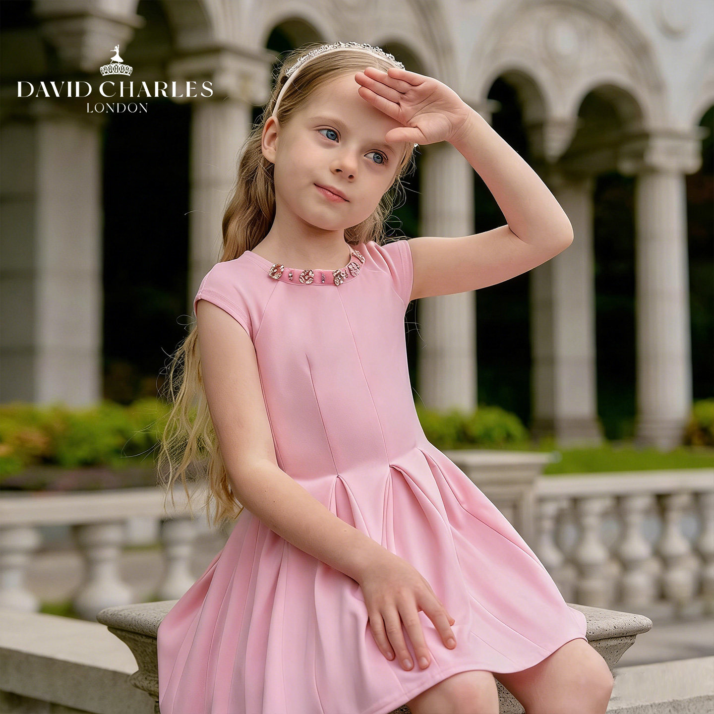 【英国女童春夏连衣裙生日礼服图片