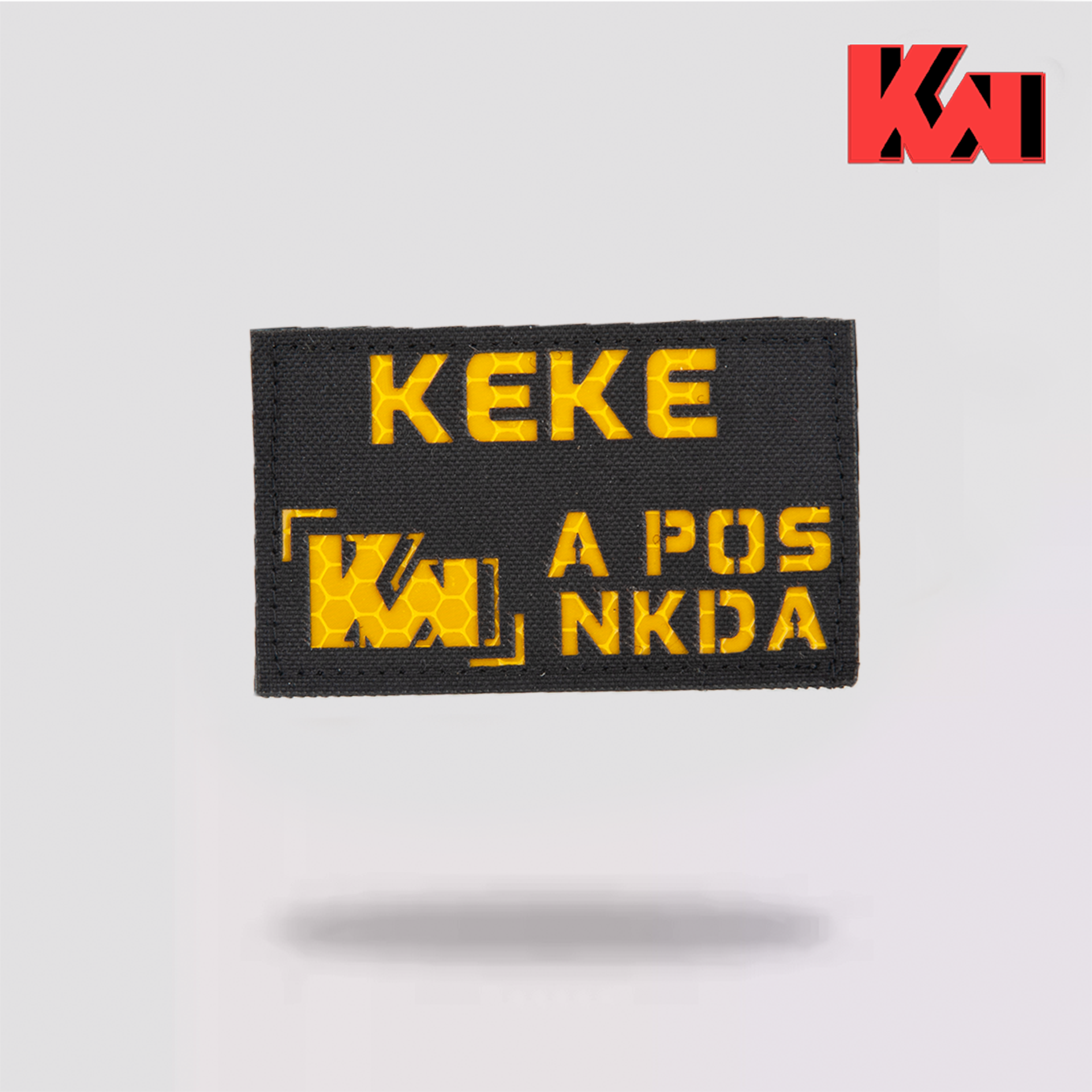 【KWT】激光切割呼号血型士气章