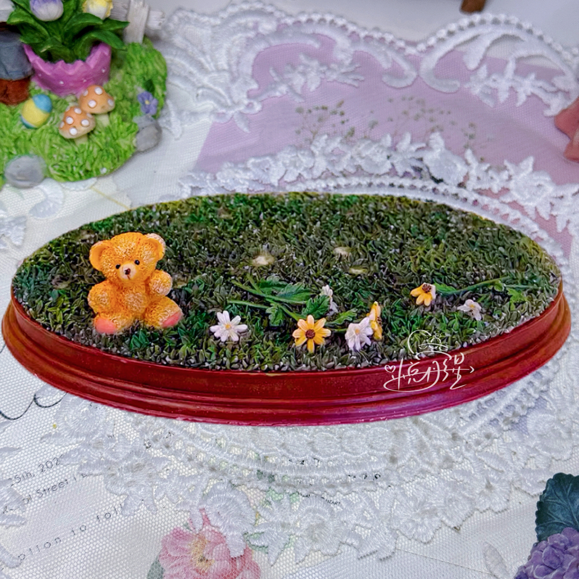 硅胶模具小熊底座系列香薰石膏滴胶模具手工翻模磨具