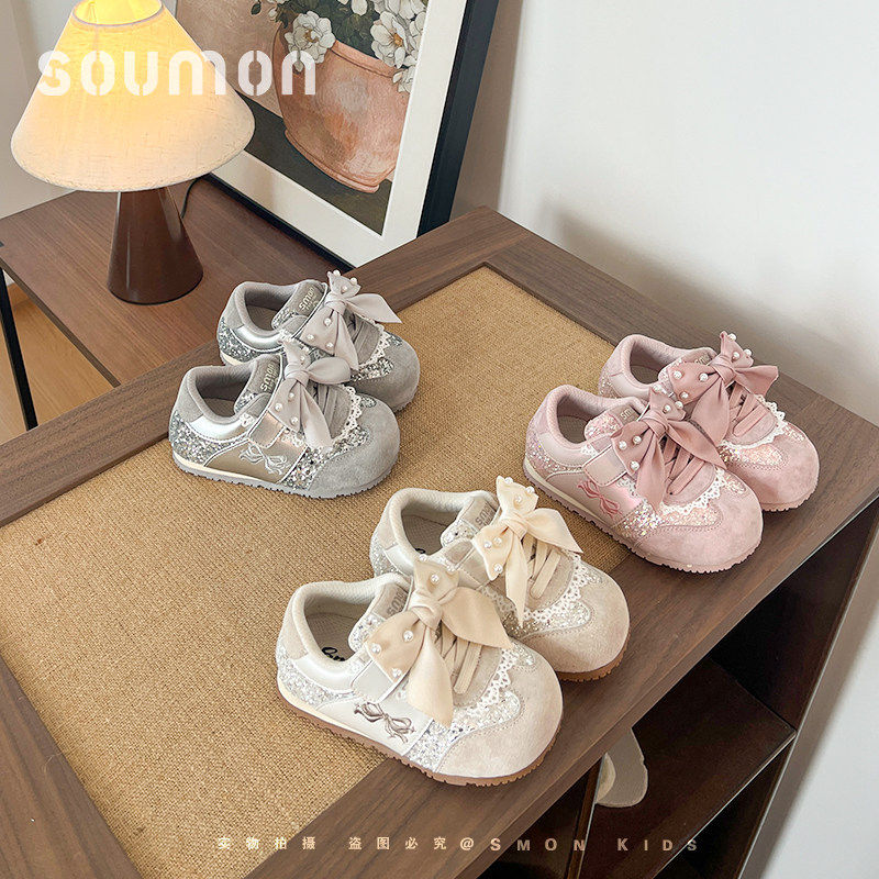 女童运动鞋2026春秋新款小童休闲阿甘鞋儿童低帮板鞋蝴蝶结公主鞋,童鞋/婴儿鞋/亲子鞋,运动鞋,淘宝优惠券,粉丝福利购,淘宝优惠卷
