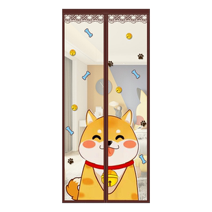 金刚网防蚊门帘家用磁性免打孔自粘隔断纱门纱窗网磁铁磁吸魔术贴
