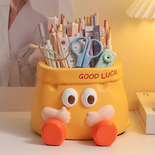 可爱纸袋摆件大容量笔筒生日礼物