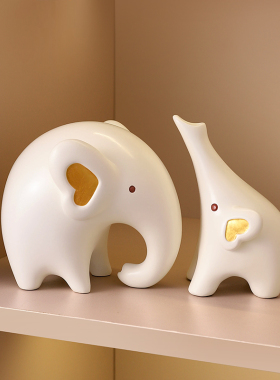 大象摆件轻奢高档酒柜装饰品客厅餐边柜家居好物办公室高级感礼物