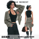 不规则设计两穿格纹半裙衬衫 25SS解构衬衫 裙女 MOMENT SINGLE