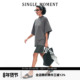 MOMENT 2025SS夏季 慵懒风居家通勤长款 SINGLE 宽松半高领T恤短袖