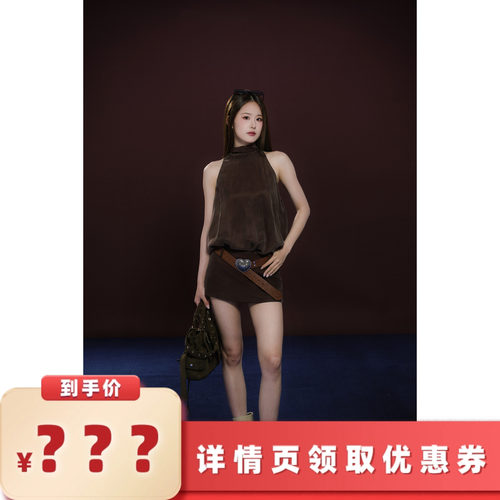 【所有女生的衣橱直播间】SINGLE MOMENT法式高领飘带无袖背心