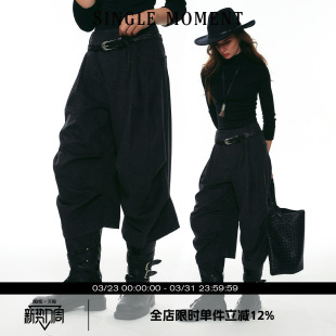 百搭通勤羊毛后弯刀七分休闲裤 SINGLE 秋冬时尚 25AW法式 女 MOMENT