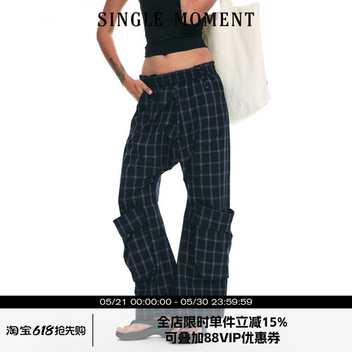 SINGLEMOMENT复古休闲裤