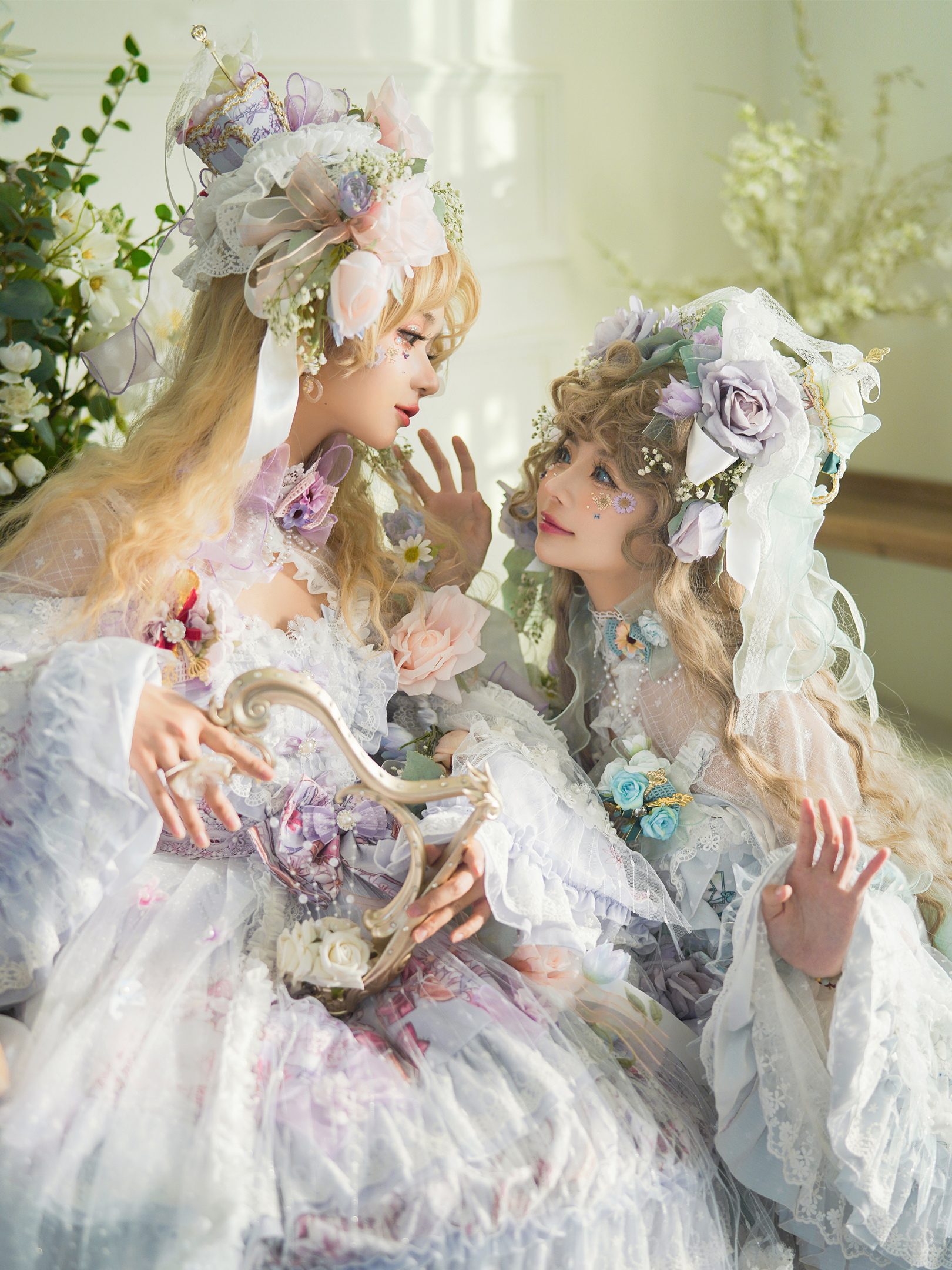 Lolita洋装绿花嫁茶会CLA