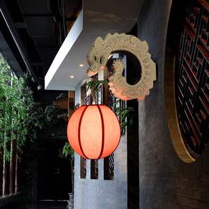 创意新中式壁灯客厅仿古过道庭院灯笼复古典酒店中国风家居墙壁灯