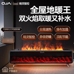 OJA石墨烯取暖器暖风机电暖器电暖气取暖器家用壁炉踢脚线大面积