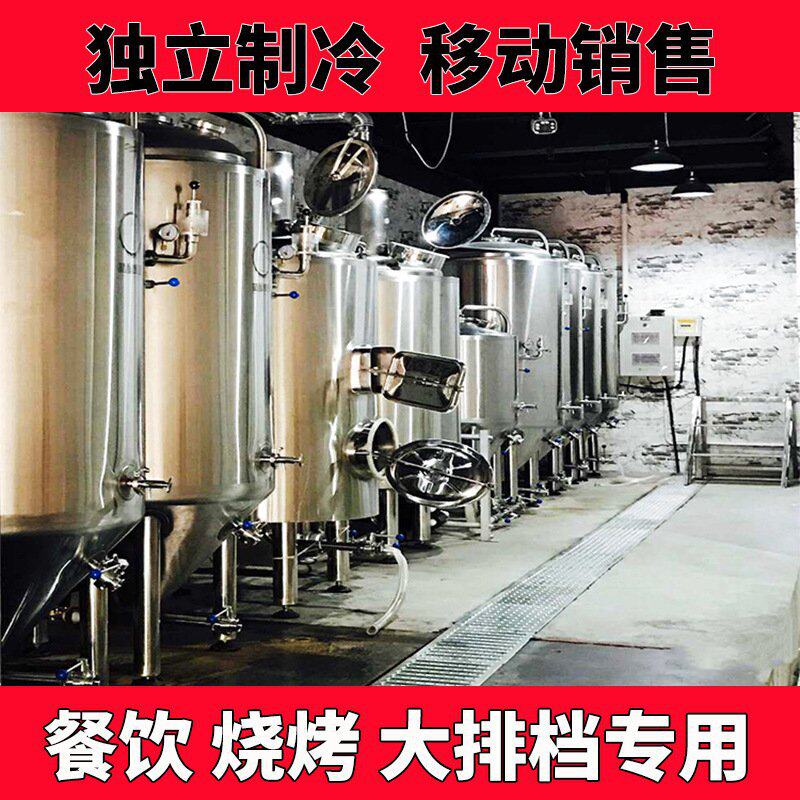 德霖仓储精酿啤酒设备一体机商用啤酒发酵500升糖化罐鲜