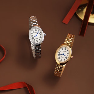tophill拓非女士款 礼物 石英腕表黎明女神小金表复古轻奢2026新品