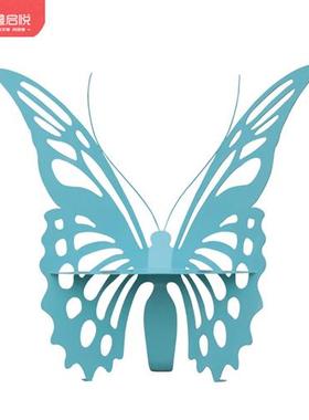 户外公园林不锈钢雕塑铁艺蝴蝶座椅庭院商场草坪景观装饰摆件定制