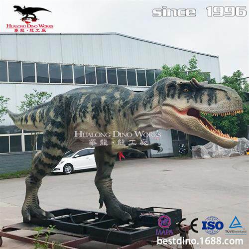 大型仿真硅胶机械电动霸王龙专业恐龙制作厂家侏罗世纪公园儿模型