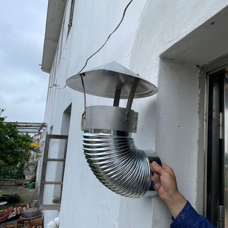 不锈钢室外防雨帽烟囱防风帽烟筒盖烟管罩管道烟帽朝天上排气向上