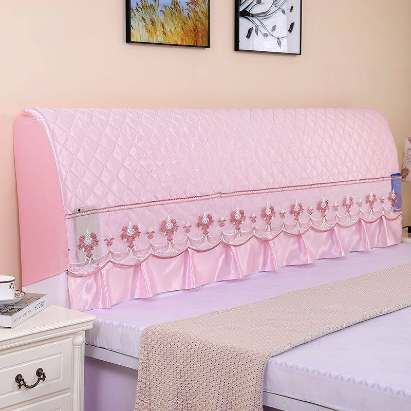 床头套罩全包夹棉加厚床头罩四季简约欧式防尘罩床头柜罩实木保护,居家布艺,床头罩,淘宝优惠券,粉丝福利购,淘宝优惠卷