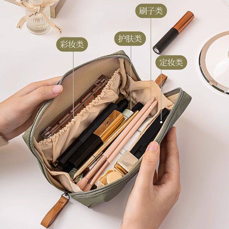 装充电器的收纳包ins口红包防水化妆包女便携数据线包补妆粉饼化