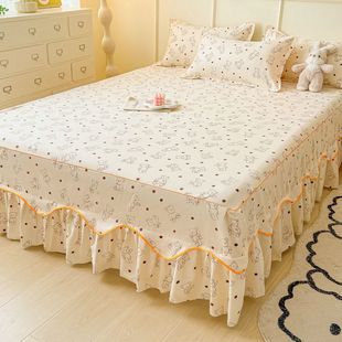 防尘床罩遮灰尘罩全盖式【断码清货】防滑单件床裙韩版床罩床笠床