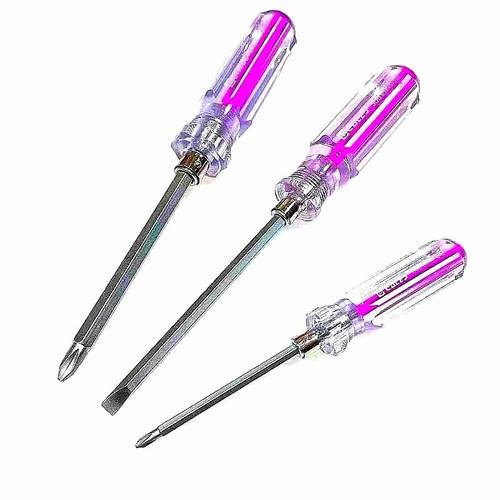 一字螺丝刀小型3mm水晶柄