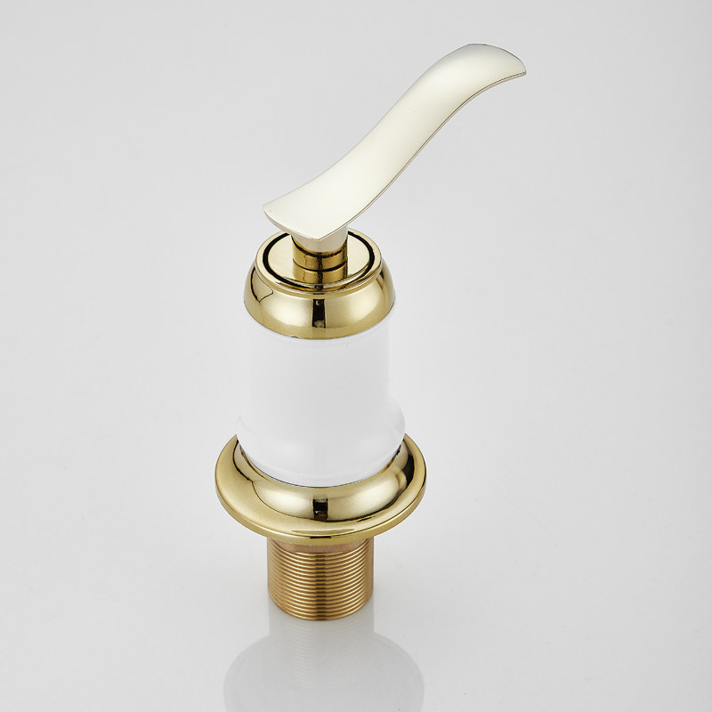 三孔面盆水龙头冷热欧式双把双孔分体洗脸盆防溅水金色四件套龙头,家装主材,面盆龙头,淘宝优惠券,粉丝福利购,淘宝优惠卷