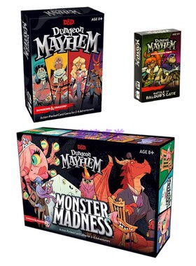 Dungeon Mayhem 全英文混乱地下城反人类爆款桌游卡牌and Dragons