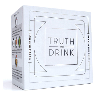 英文版Truth or Drink 真心话或喝酒 聚会游戏之夜的成人纸牌桌游
