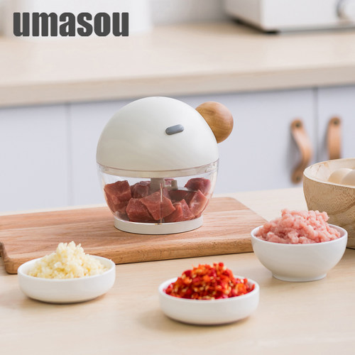 UMASOU手拉式搅碎机压蒜器
