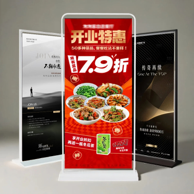 定制门型展架海报易拉宝注水防风