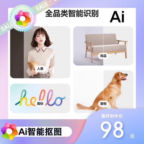 cdr抠图 全自动ai智能抠图 去背景 无需网络 永久使用 远程安装