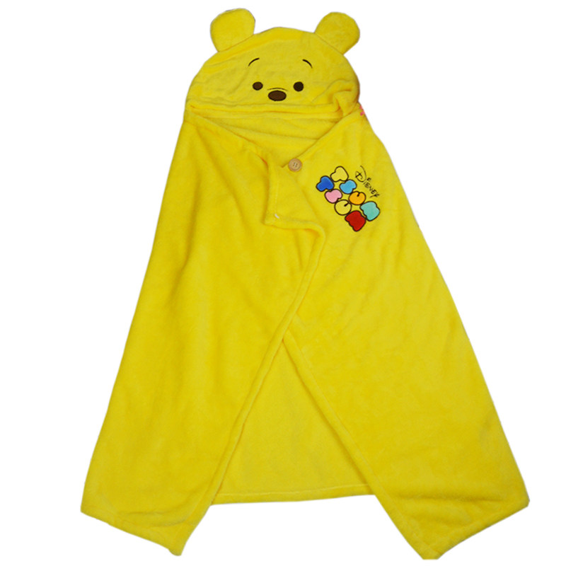 Winnie the Pooh Cape blanket Coral Nap blanket Lazy man Blanket Shawl cloak winnie the poohin the Bedclothes , Leisure blanket/Woolen blanket/Carpet  category - from Buy2taobao.com to provide professional Taobao agent buy service