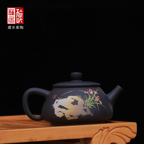 建水紫陶壶普洱茶壶功夫壶泡茶壶