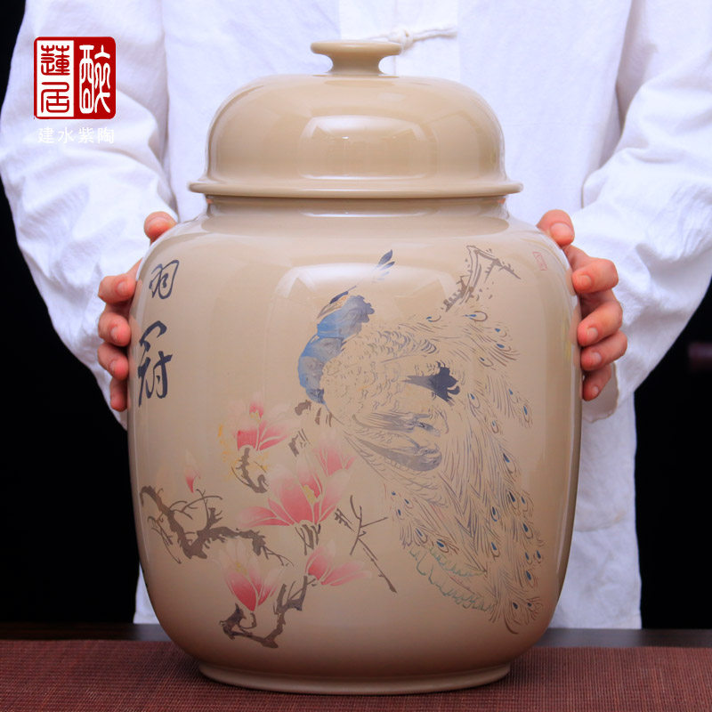 李正龙白泥光三斤生普散茶缸