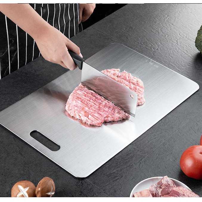 不锈钢双面抗菌特大号家用砧板
