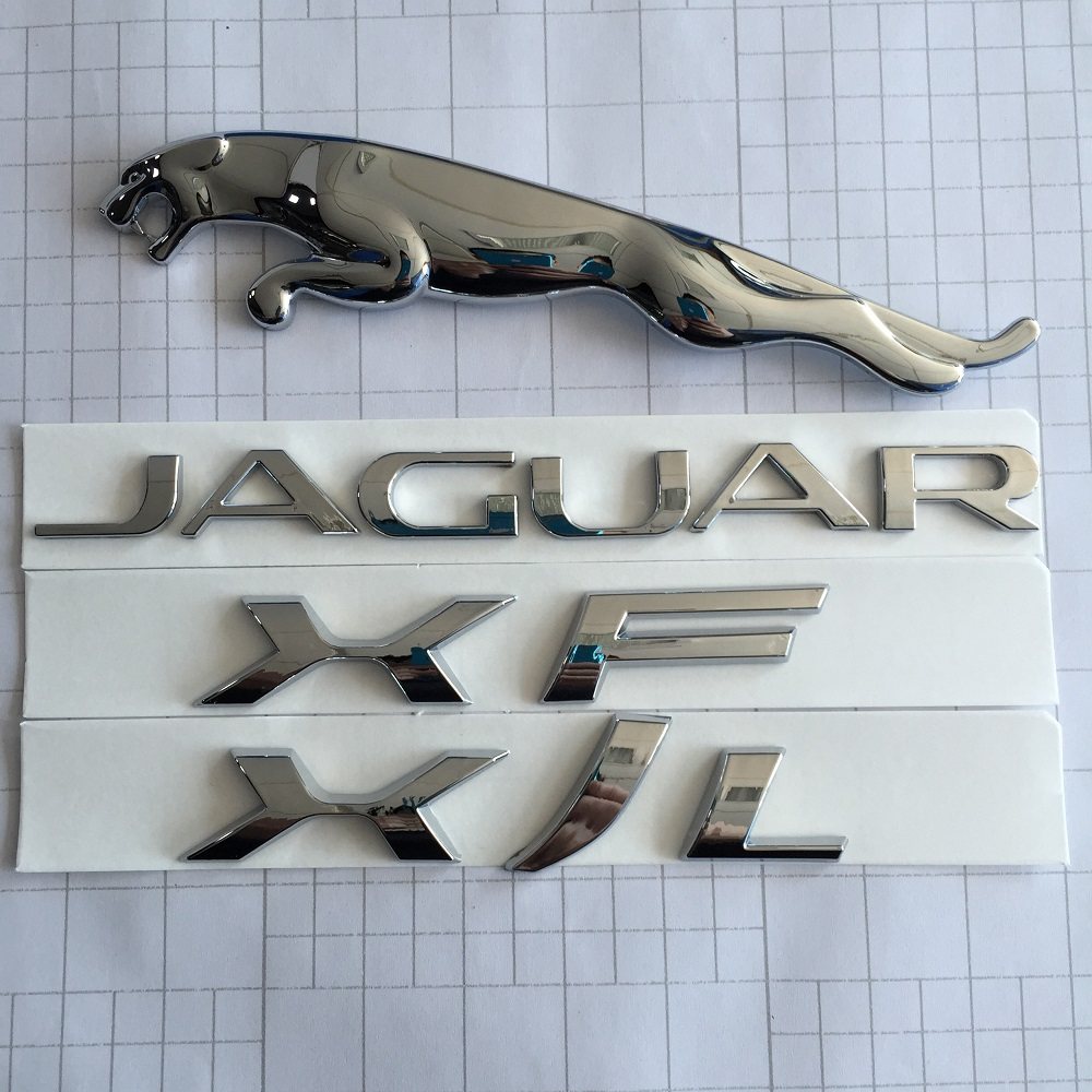 新款捷豹xe/xf/xfl/xjl/f-pace/f-type/jaguar英文字母后尾箱车标