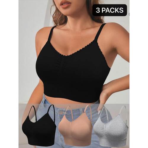V 61163 Seams Bandeau Bra Plus Size 欧美大码裹胸