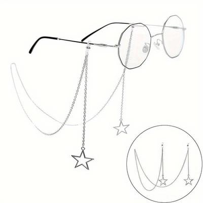 Faionable alloy ar Shaped Eyeglass Chain Chic Reading