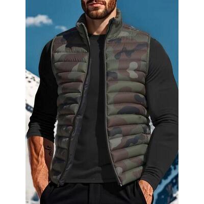 B 18249 USB Heated Vest Men Winter Smart Heating Jacket 智能