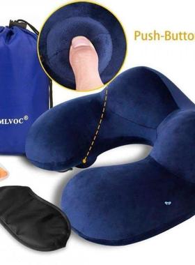 type a neck and neck pillow inflatable plane travel u type