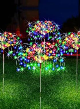 Solar LED Firework Fairy Lights Outdoor Garden Decoration