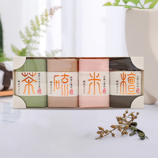 檀香柑橘稻米玫瑰硫磺薄荷蓝桉叶绿茶 Oubido樱美堂香氛香皂套装