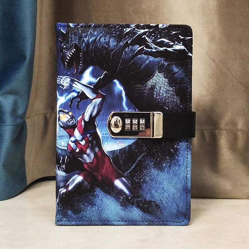 儿童节礼物小学生密码本日记本儿童男孩密码锁笔记本田字格带锁可爱个性本子女孩简约创意记事本书写文具清新