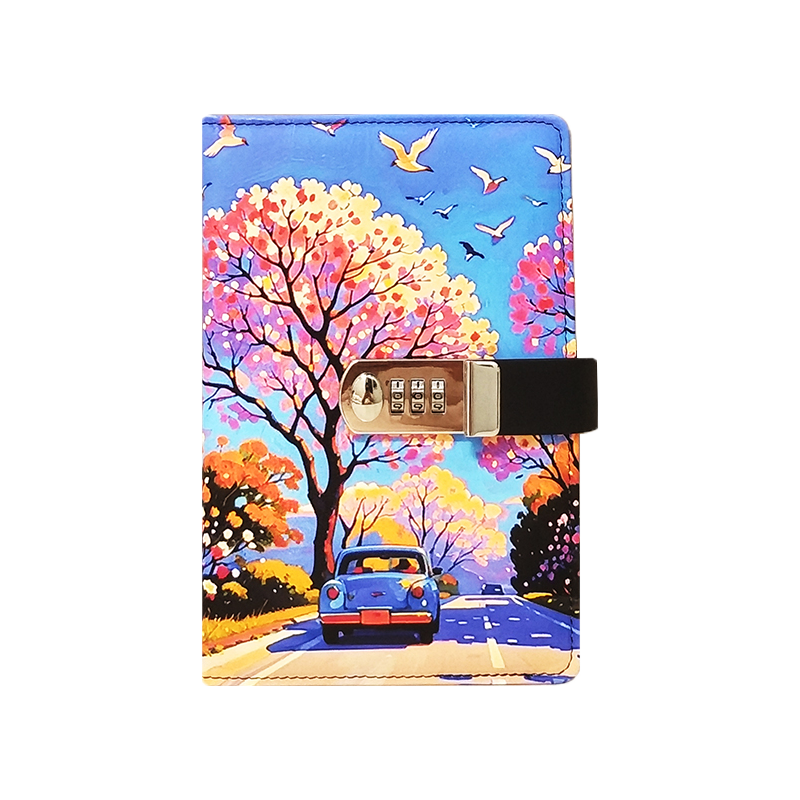 密码本小学生日记本带锁笔记本子