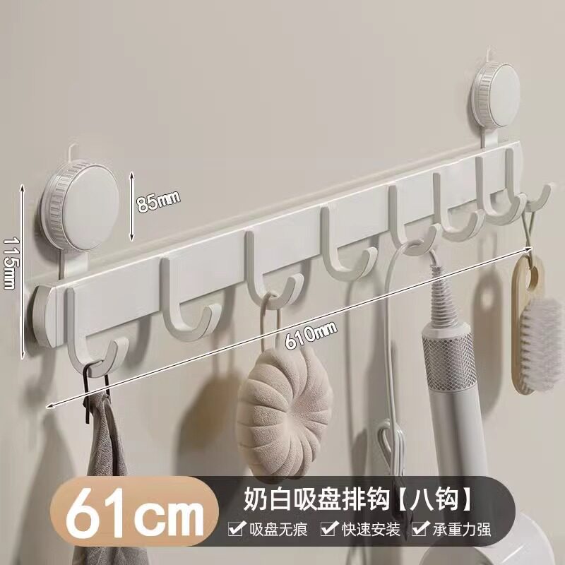 吸盘门后挂钩免打孔强力承重卧室