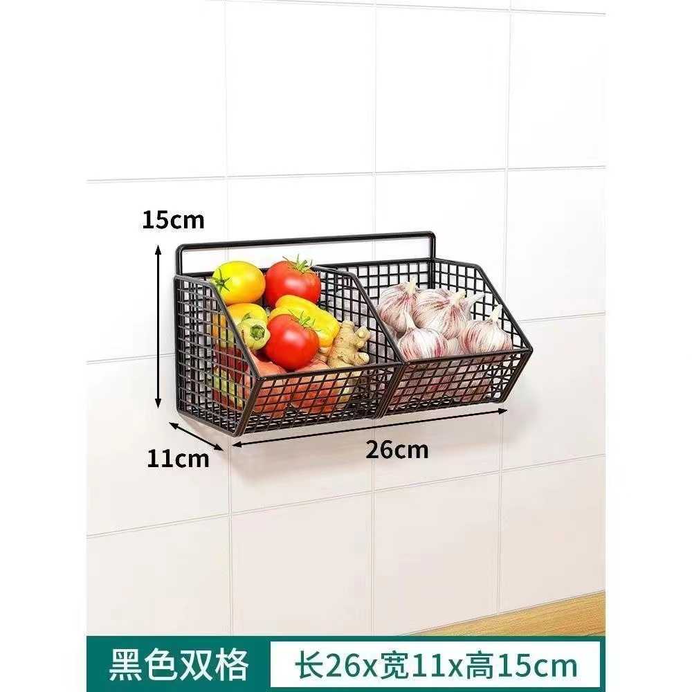 供应葱姜蒜专用壁挂免打孔收纳