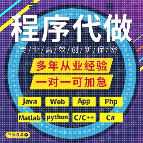 计算机python数据分析c++程序代写java编程qt代码c#编写R代做